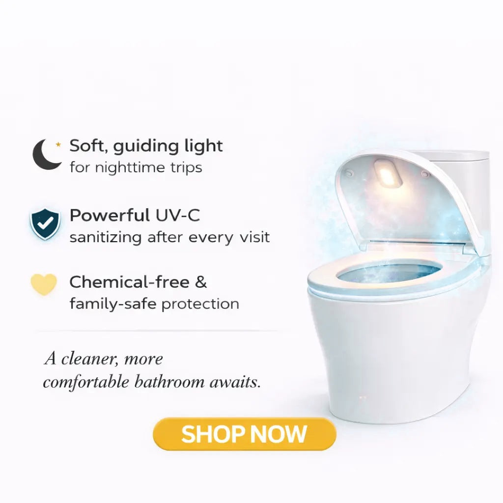 Self Cleaning UV Toilet Sanitizer & Night Light